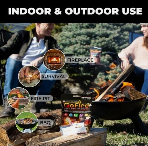 GoFire Ultimate All Purpose Fire Starters 100 Pack -- GF-100