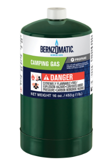 BernzOmatic 327774 Camping Gas Cylinder, 16.4 oz