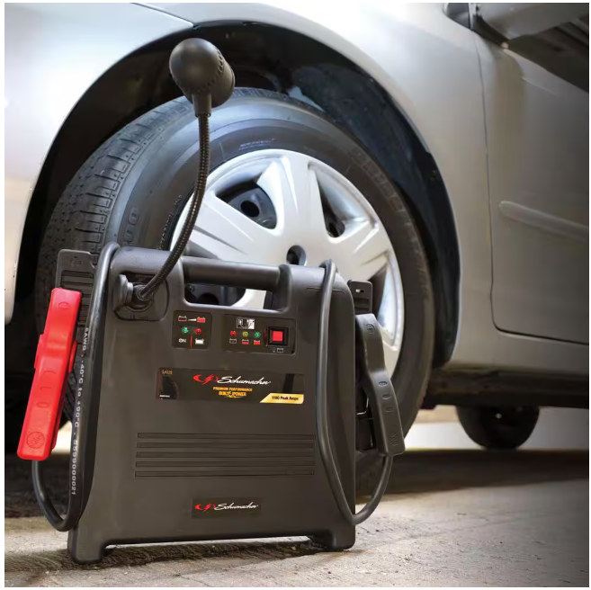 Schumacher SJ1328 Jump Starter, 12 V, 1100 A, Lead-Acid Battery