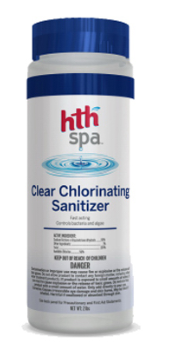 HTH 86230 Spa Chlorinating Sanitizer, 2 lb, Granule, Chlorine, White