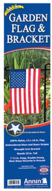 ANNIN FLAGMAKERS 251 -- 12 x 18-Inch U.S. Garden U.S. Flag/Banner Kit