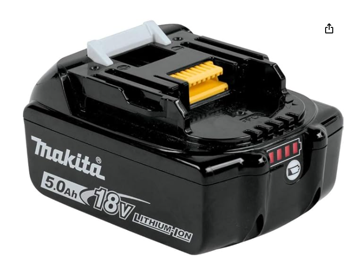 Makita 18V LXT 5.0Ah Battery - BL1850B