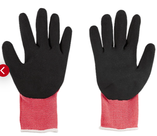 Milwaukee Cut Level 1 Nitrile Dipped Gloves - Large (12pk) -- 48-22-8902B