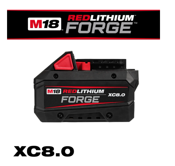 Milwaukee M18™ REDLITHIUM™ FORGE™ XC8.0 Battery Pack -- 48-11-1881