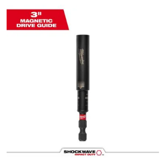 Milwaukee SHOCKWAVE 3 In. Magnetic Drive Guide -- 48-32-4508