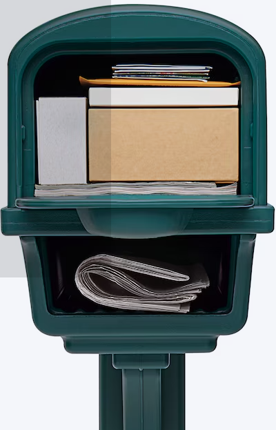 Architectural Mailboxes Gentry Plastic Post & Box Kit