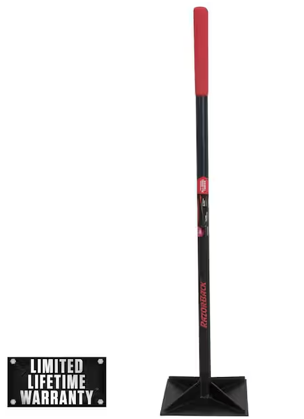 Razor-Back 10 in. x 10 in. Steel Tamper --