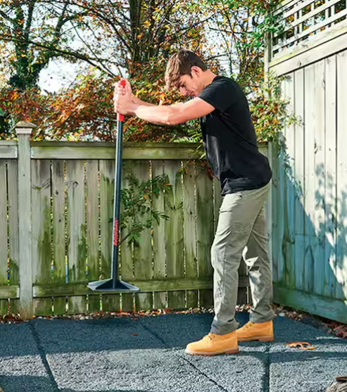 Razor-Back 10 in. x 10 in. Steel Tamper --