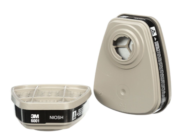 3M Organic Vapor Cartridge -- 6001PB1-1 / R6001