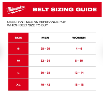 Milwaukee FREEFLEX™ Nylon Webbing 1.5" Belt -- M760B (Black)