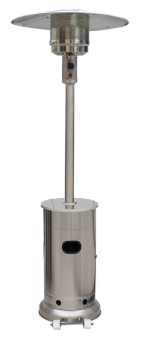 Seasonal Trends HSS-A-DSS-1 Patio Heater, Propane or Butane Gas Only, Electric Ignition, 41,000 Btu, 20 lb Tank