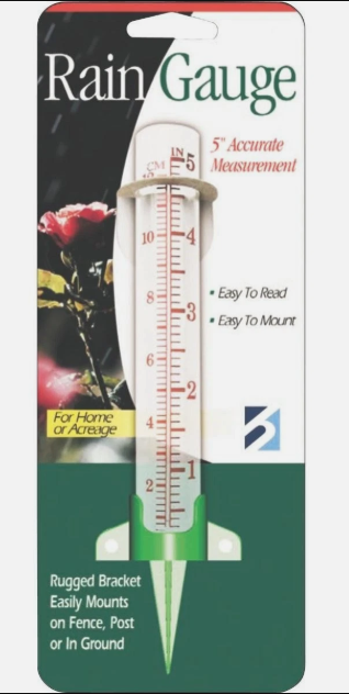 Headwind 8200409 Basic Rain Gauge, 5-Inch, Green