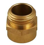 Plumb Pak Hose Adapter, 3/4 x 1/2 in, MHT x FIP, Brass, For: Garden Hose -- PP850-53