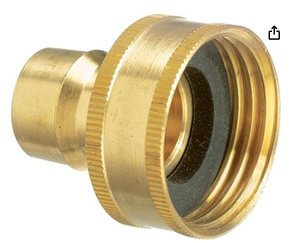 Plumb Pak Faucet Connector, for Use with 3/4 in Female Thread Hose -- PP850-19