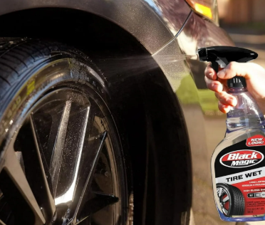 Black Magic Tire Wet 23 oz. Tire Shine Lasts Up to 4 Weeks - BM23