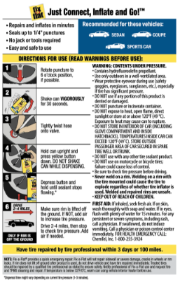 Fix-a-Flat 16 oz. (Sedan | Coupe)