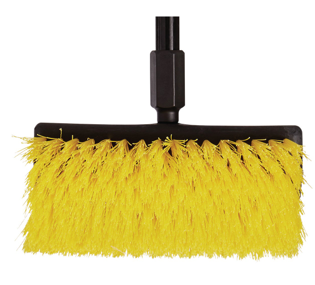 Rubbermaid Bi-level Floor Scrub Brush, 10 Inch Synthetic Fibers -- 18877091 / 1880164