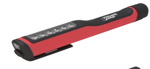Power Zone - LED Pocket Light Assorted (Black or Red)