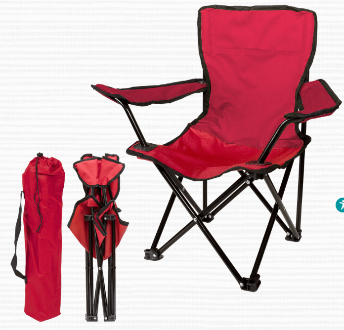 Pacific Play Tents Ruby Red Super Chairs (Folding) KIDS -- 56131