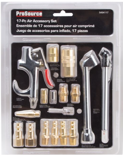 ProSource Air Tool Accessory Set (17-Piece)