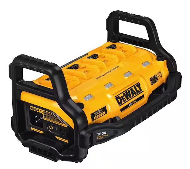 DeWalt Portable Power Station With 4 DCB205 20V MAX XR 5.0Ah Batteries -- DCB1800B