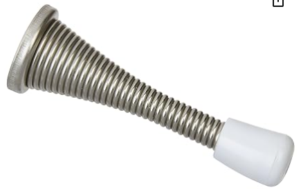 Stanley Hardware CD7092 Spring Doorstop in Satin Nickel