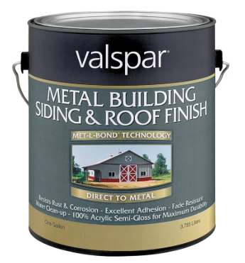 Valspar - 1Gallon - Metal Roof Siding Finish - Direct to Metal