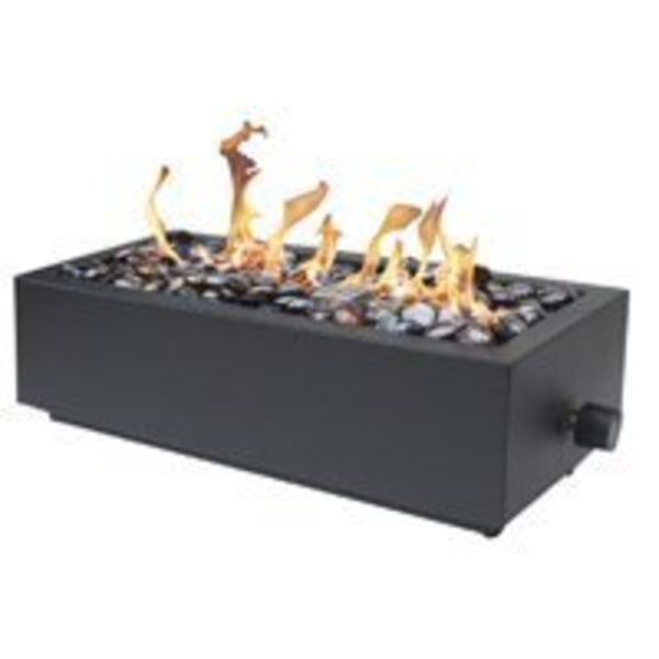 Seasonal Trends 52069 Tabletop Fire Bowl, 15.6 in W, 6.5 in D, 4.17 in H, Rectangular