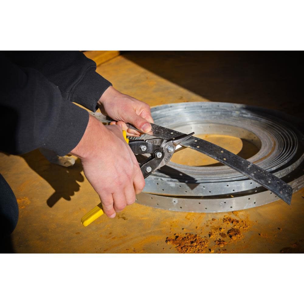 Crescent Wiss 9 3/4 Inch Compound Action Straight, Left, and Right Cut Snips -- M3R