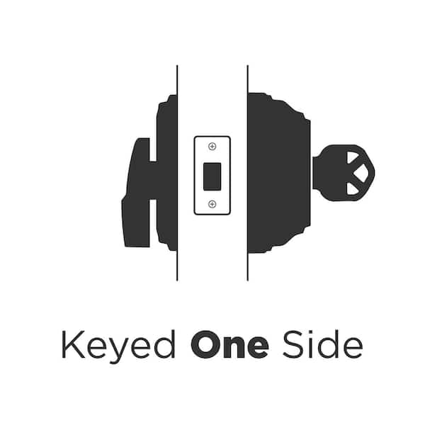 Kwikset Satin Nickel Single Cylinder Deadbolt