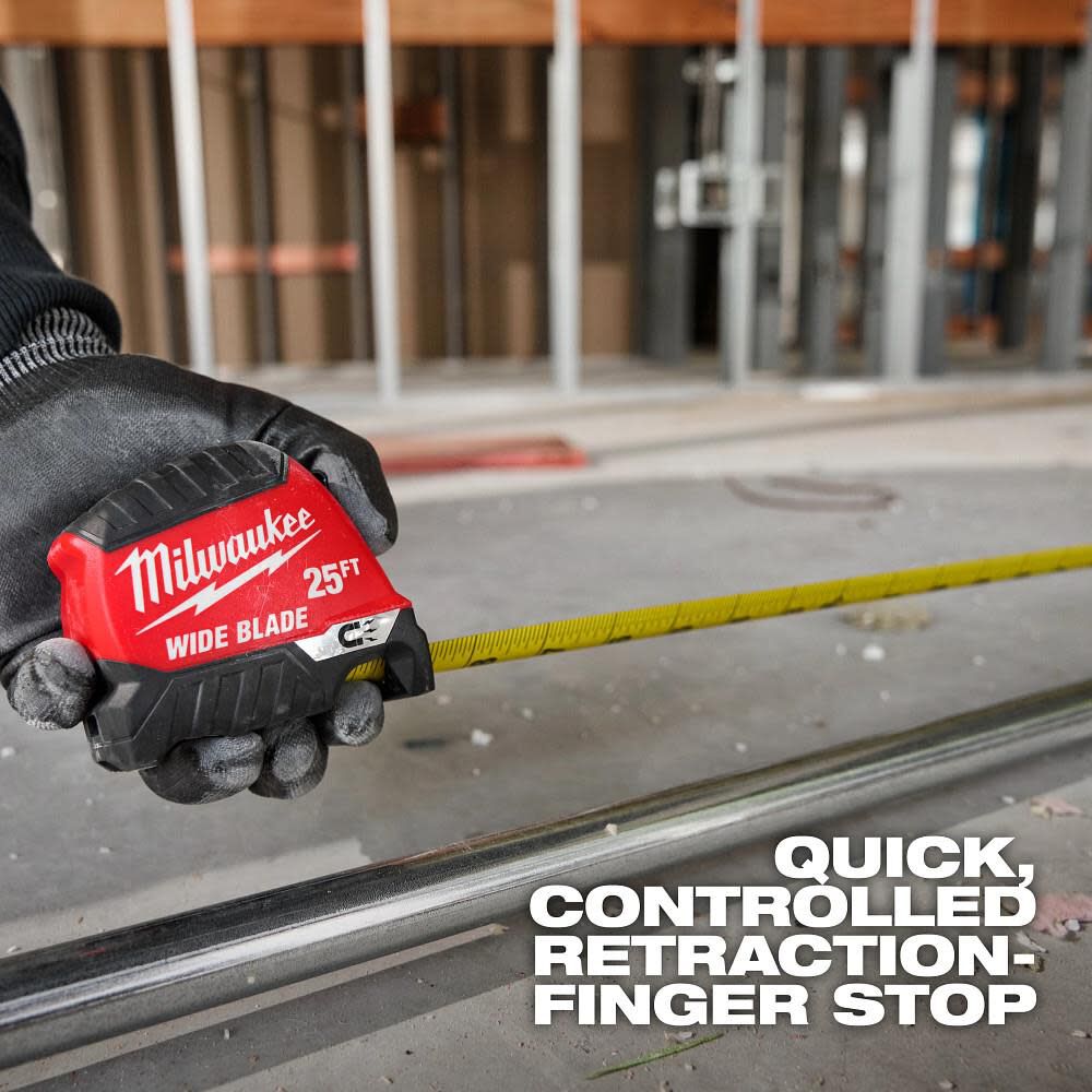 Milwaukee 16 Ft. Wide Blade Magnetic Tape Measure -- 48-22-1216M
