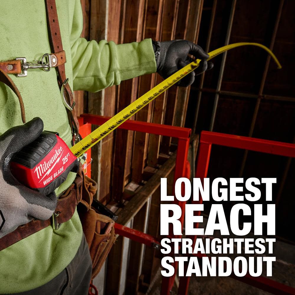 Milwaukee 16 Ft. Wide Blade Tape Measure -- 48-22-1216
