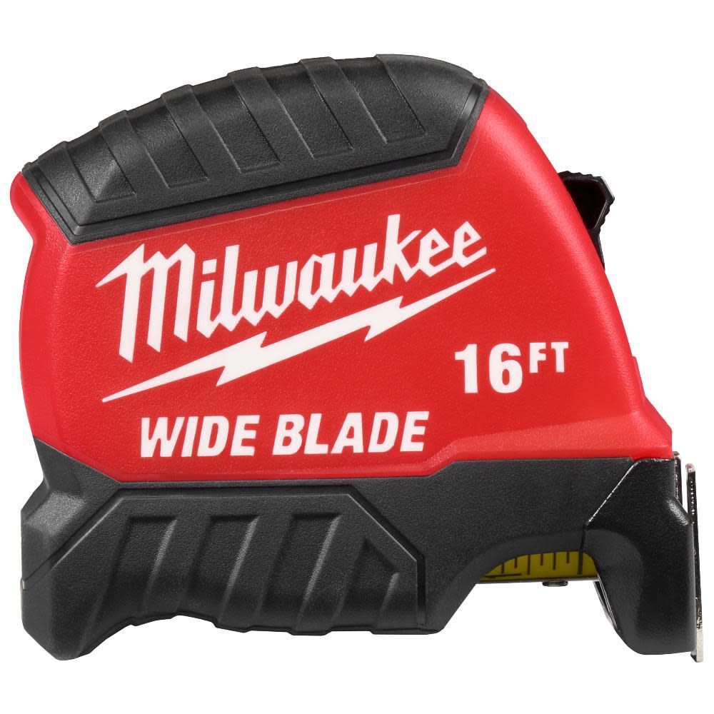 Milwaukee 16 Ft. Wide Blade Tape Measure -- 48-22-1216