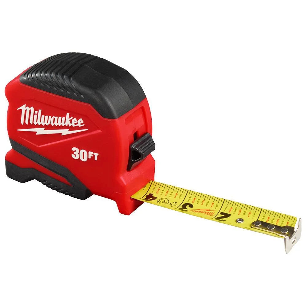 Milwaukee 30 Ft. Compact Tape Measure -- 48-22-1730