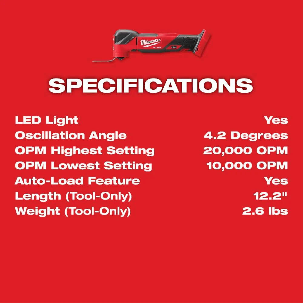 Milwaukee M18 FUEL Oscillating Multi Tool Reconditioned (Bare Tool)