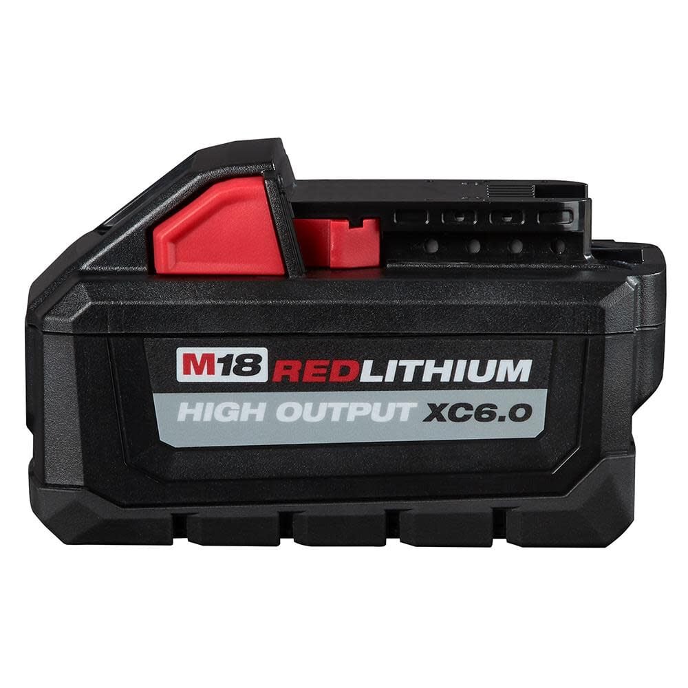 Milwaukee M18 REDLITHIUM HIGH OUTPUT XC 18V 6Ah Lithium Ion Power Tool Battery Pack with Fuel Indicator -- 48-11-1865