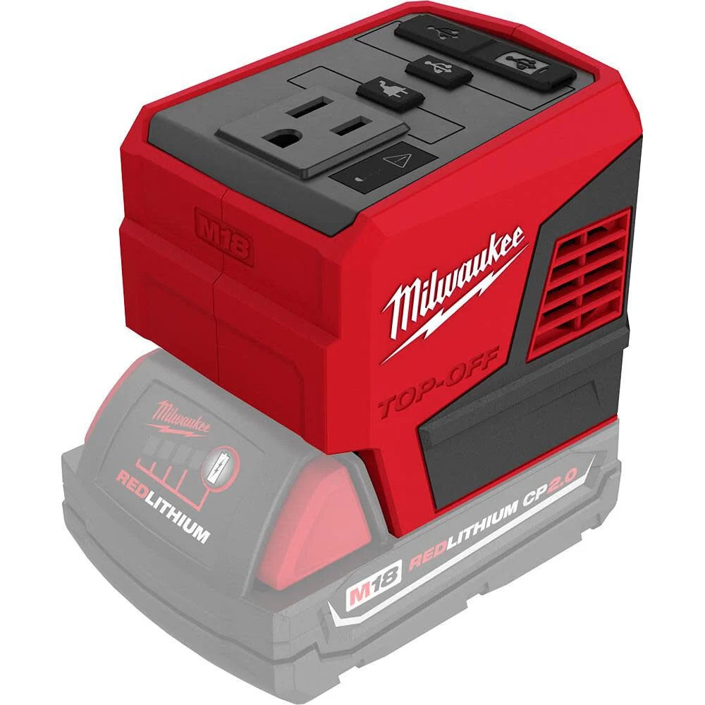 Milwaukee M18 TOP-OFF 175W Portable Power Supply Inverter -- 2846-20