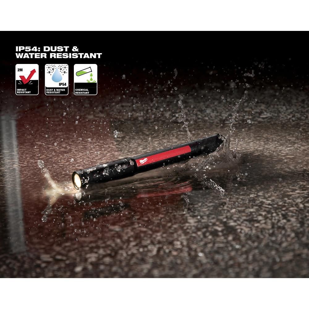 Milwaukee® Rechargeable 250L Penlight w/ Laser -- 2010R