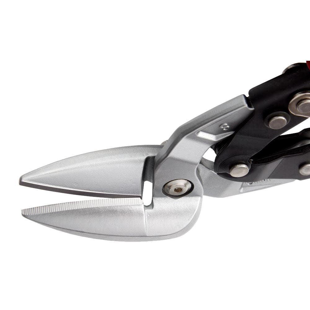 Milwaukee Straight Cutting Offset Aviation Snips -- 48-22-4562