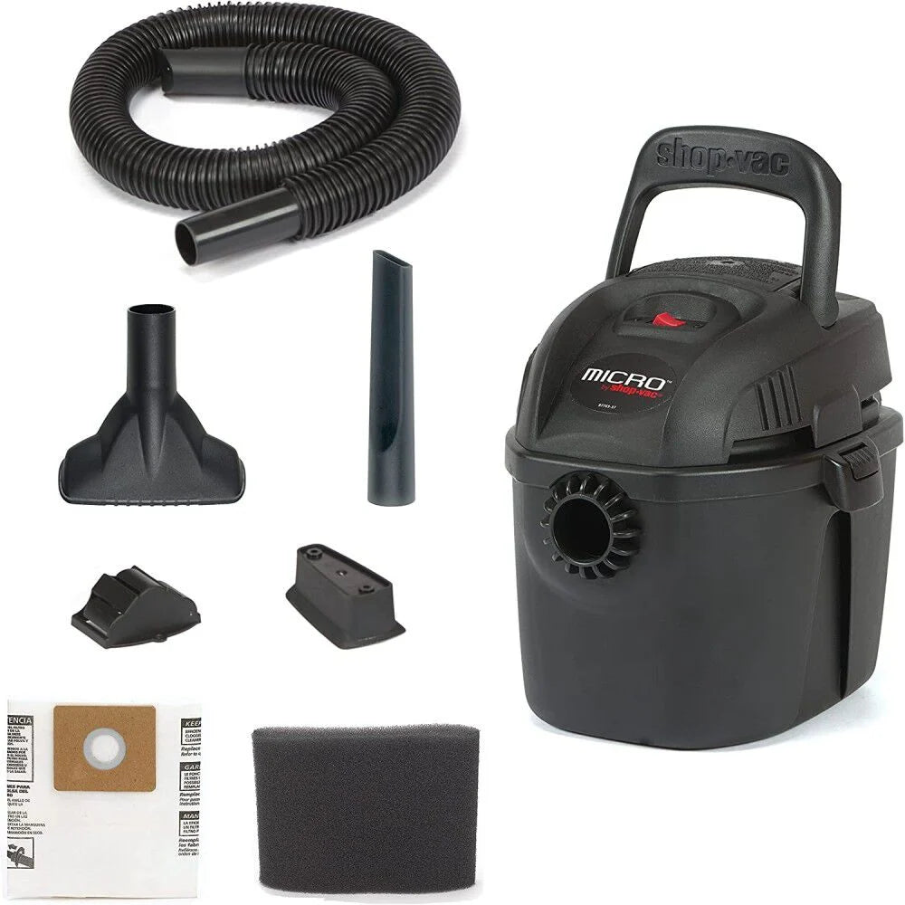 Shop Vac Micro Wet/Dry Vacuum 1 Gallon 1.0 Peak HP -- 2021005