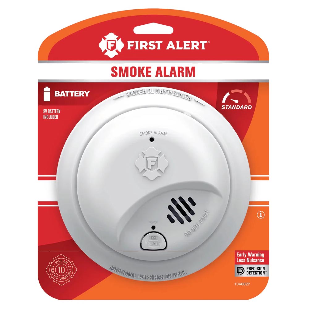 First Alert Precision Detection Battery-Operated Smoke Alarm - SMI100 (1046827)