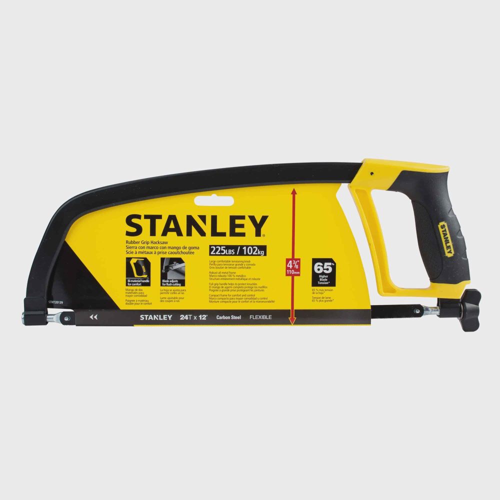 Stanley Rubber Grip Hacksaw - STHT20139L