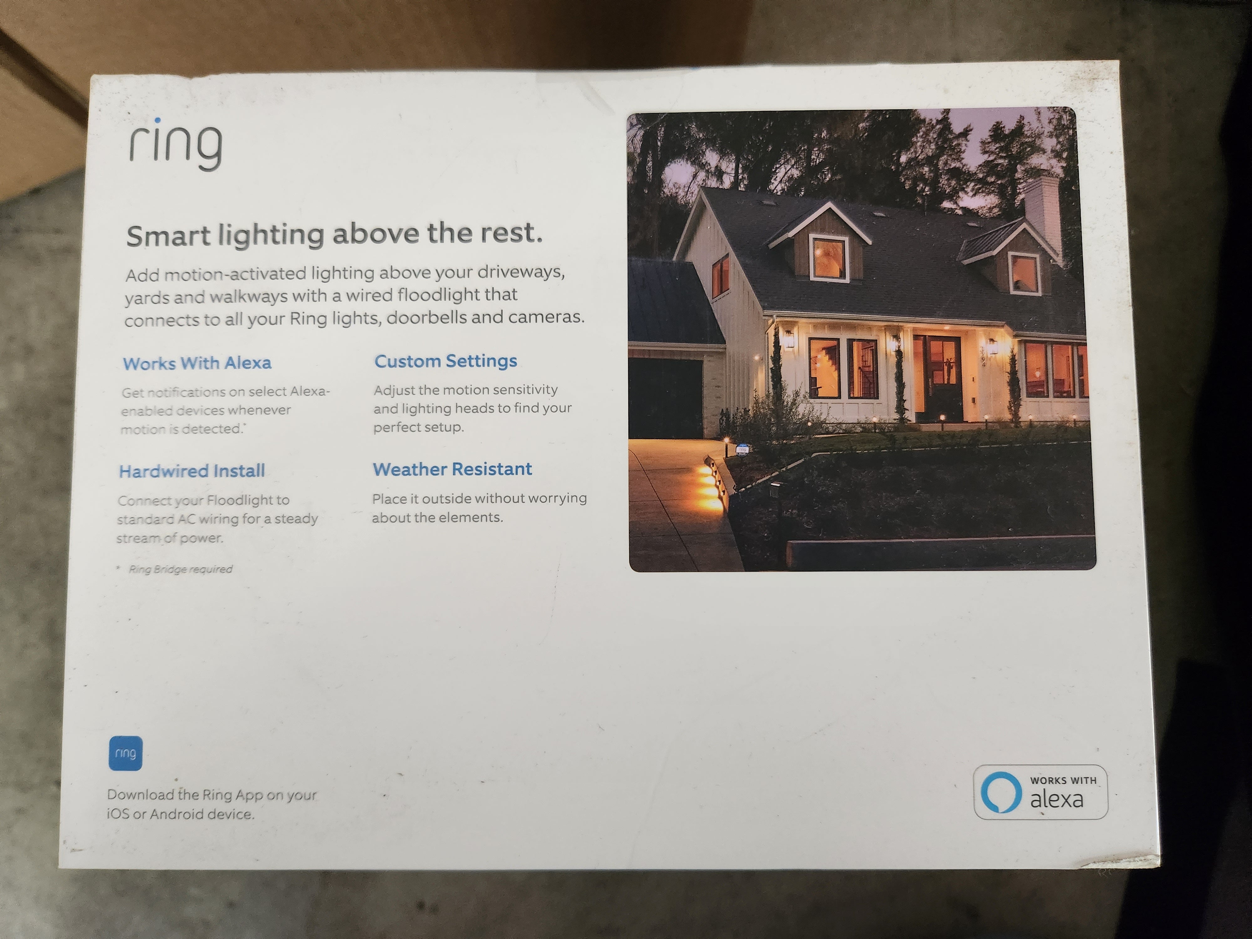 Ring Smart Lighting FLOODLIGHT WIRED (Black)