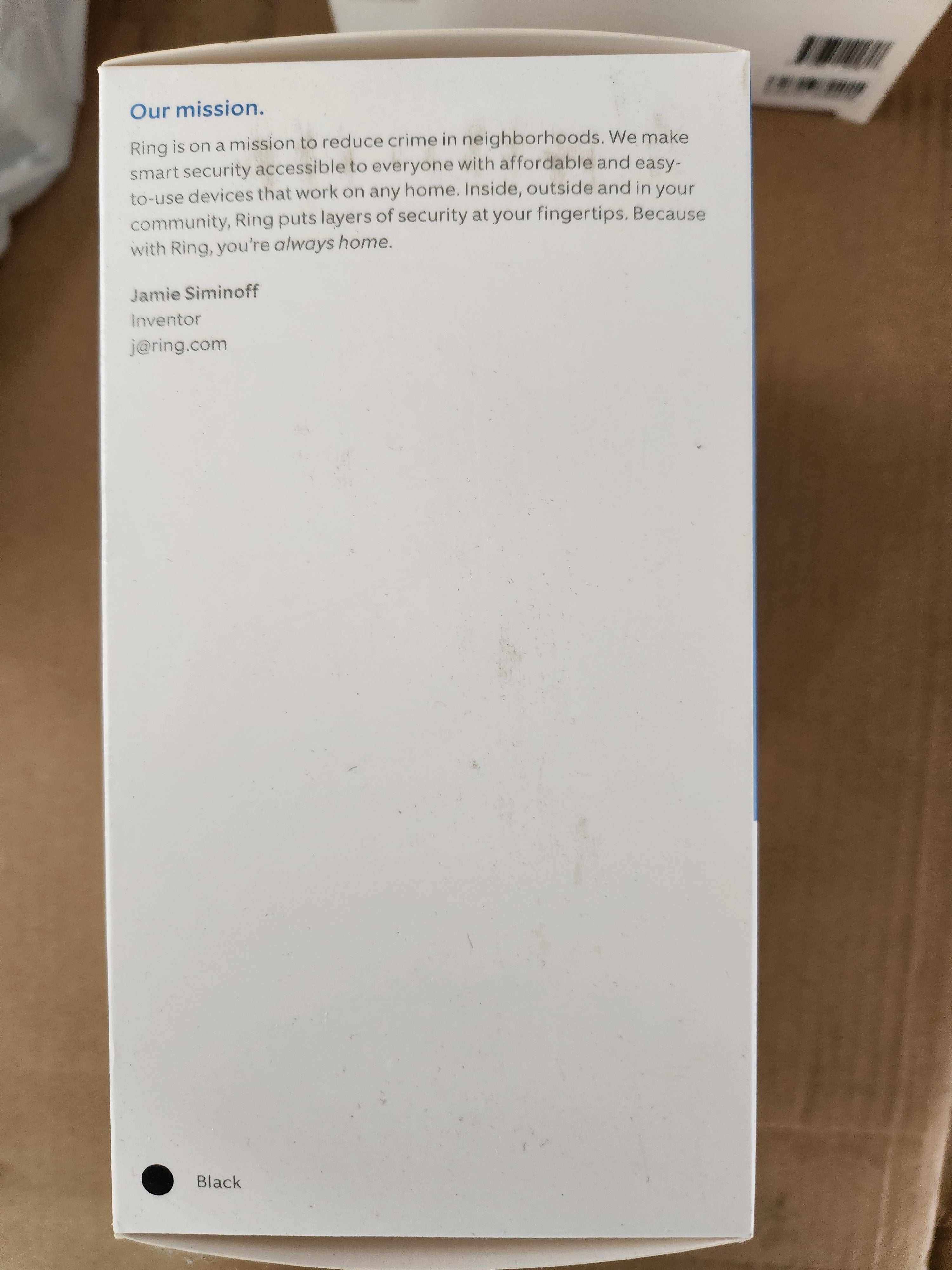 Ring Smart Lighting SPOTLIGHT (BLACK)