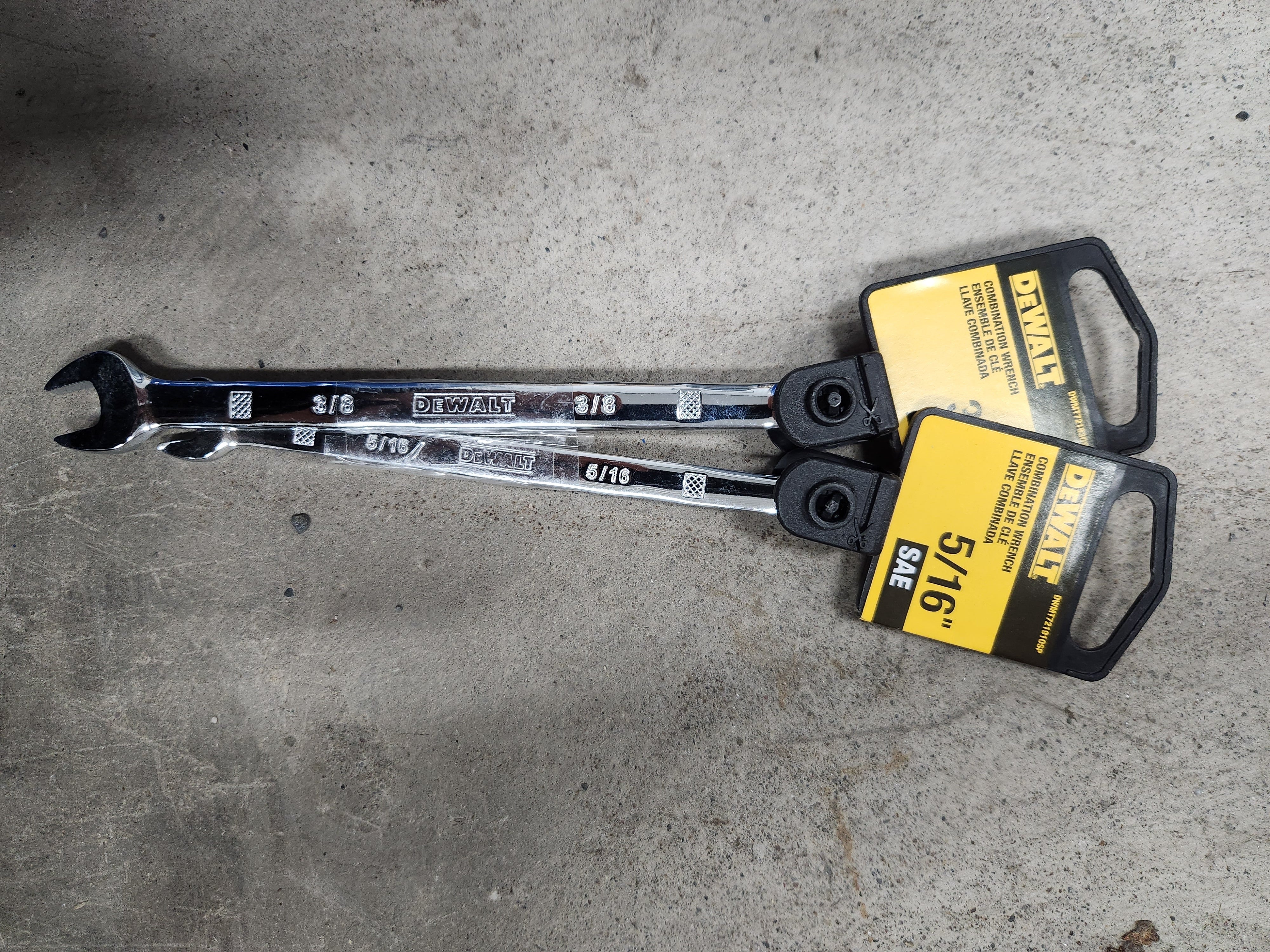 Dewalt Combination Wrenches (SAE - Standard)