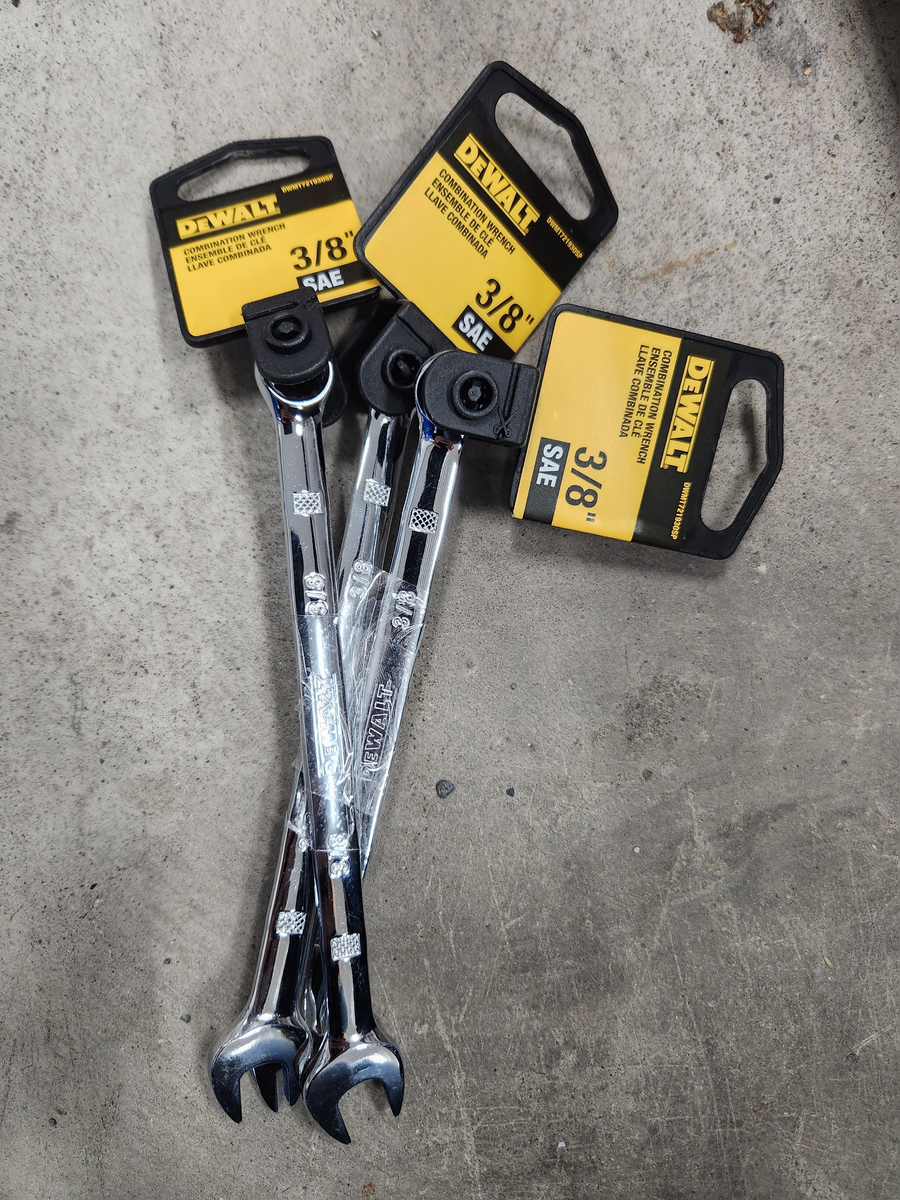 Dewalt Combination Wrenches (SAE - Standard)