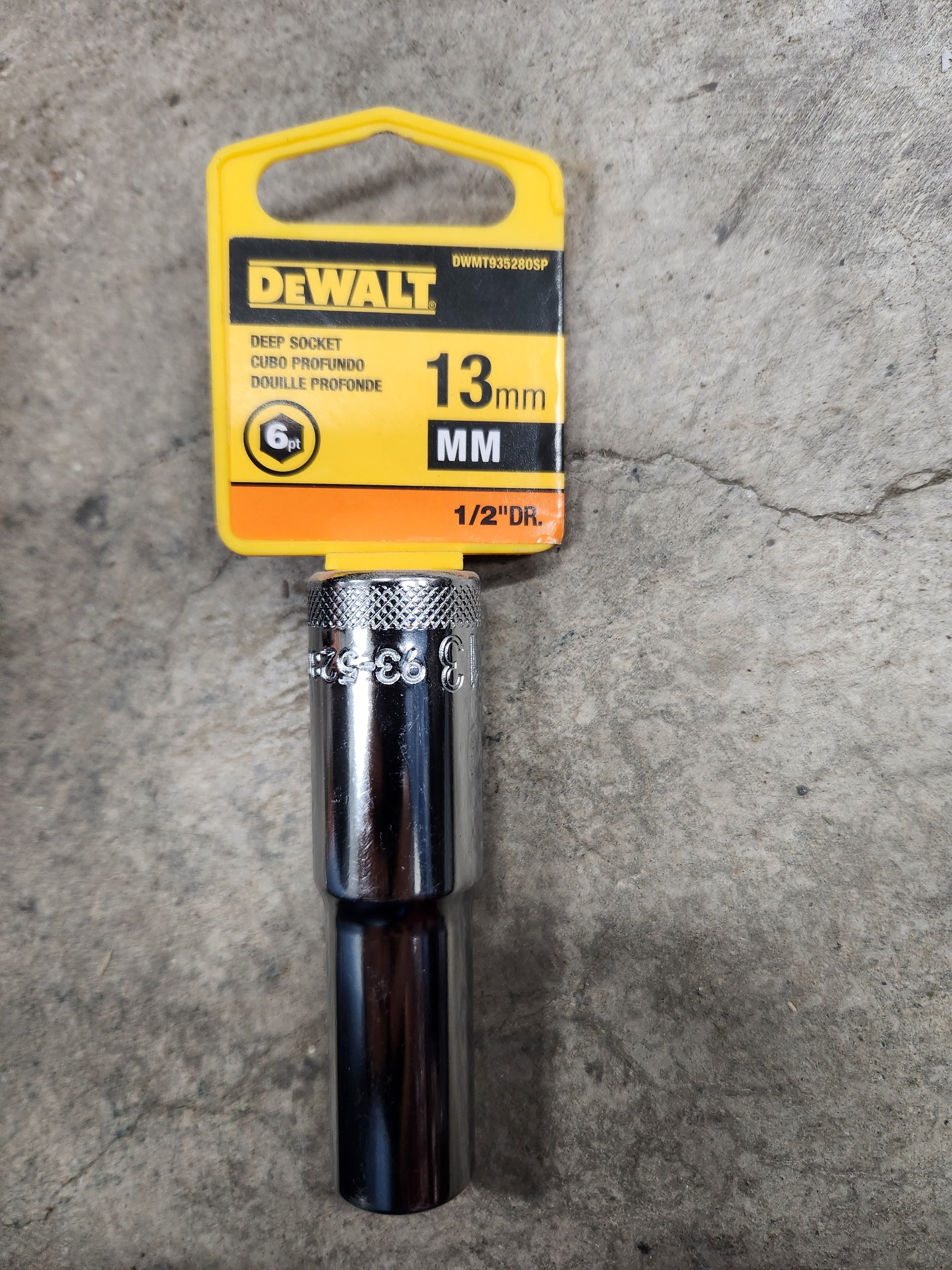 Dewalt Deep Sockets 6pt (Variety of sizes) (MM - Metric)