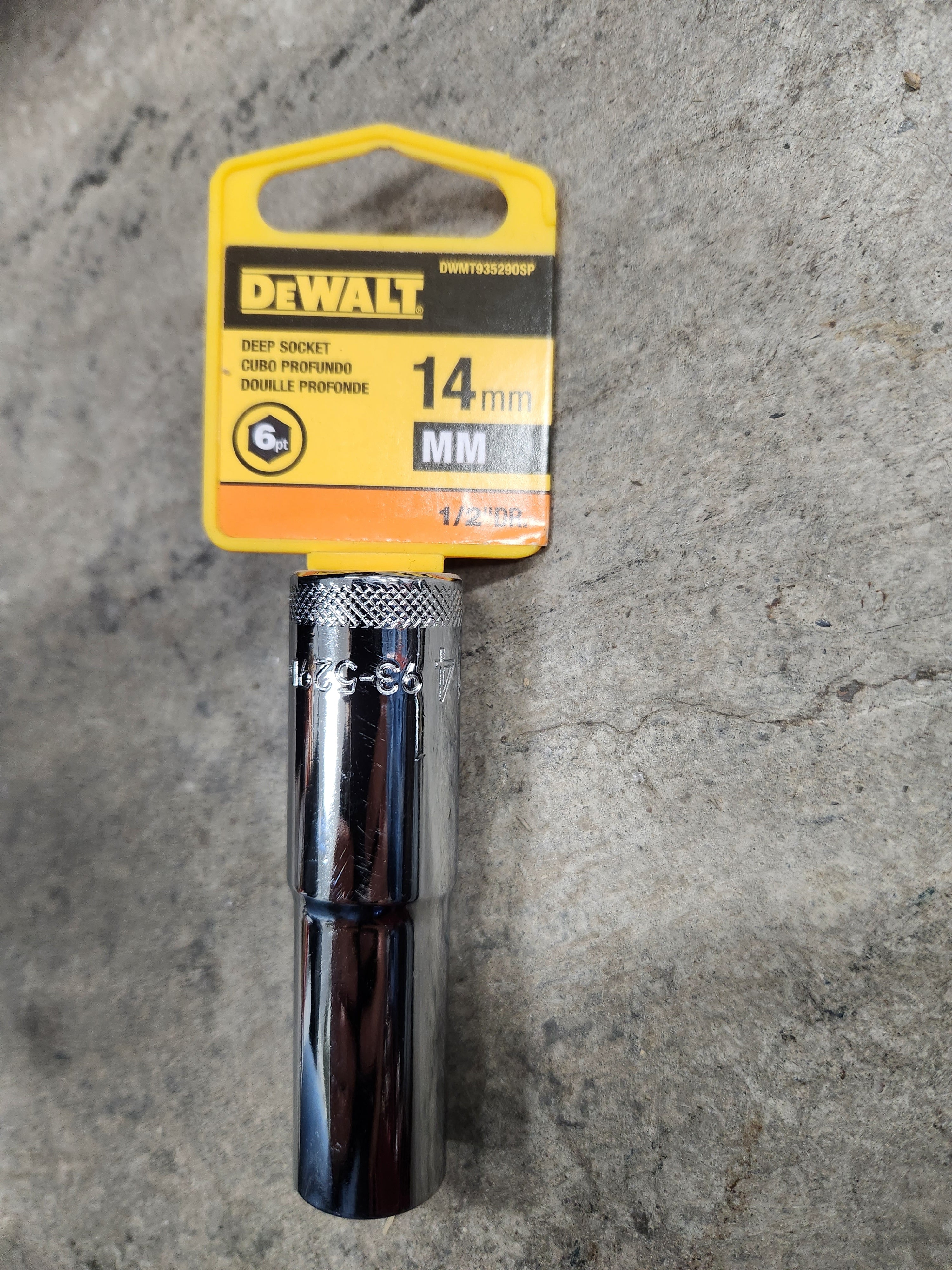 Dewalt Deep Sockets 6pt (Variety of sizes) (MM - Metric)