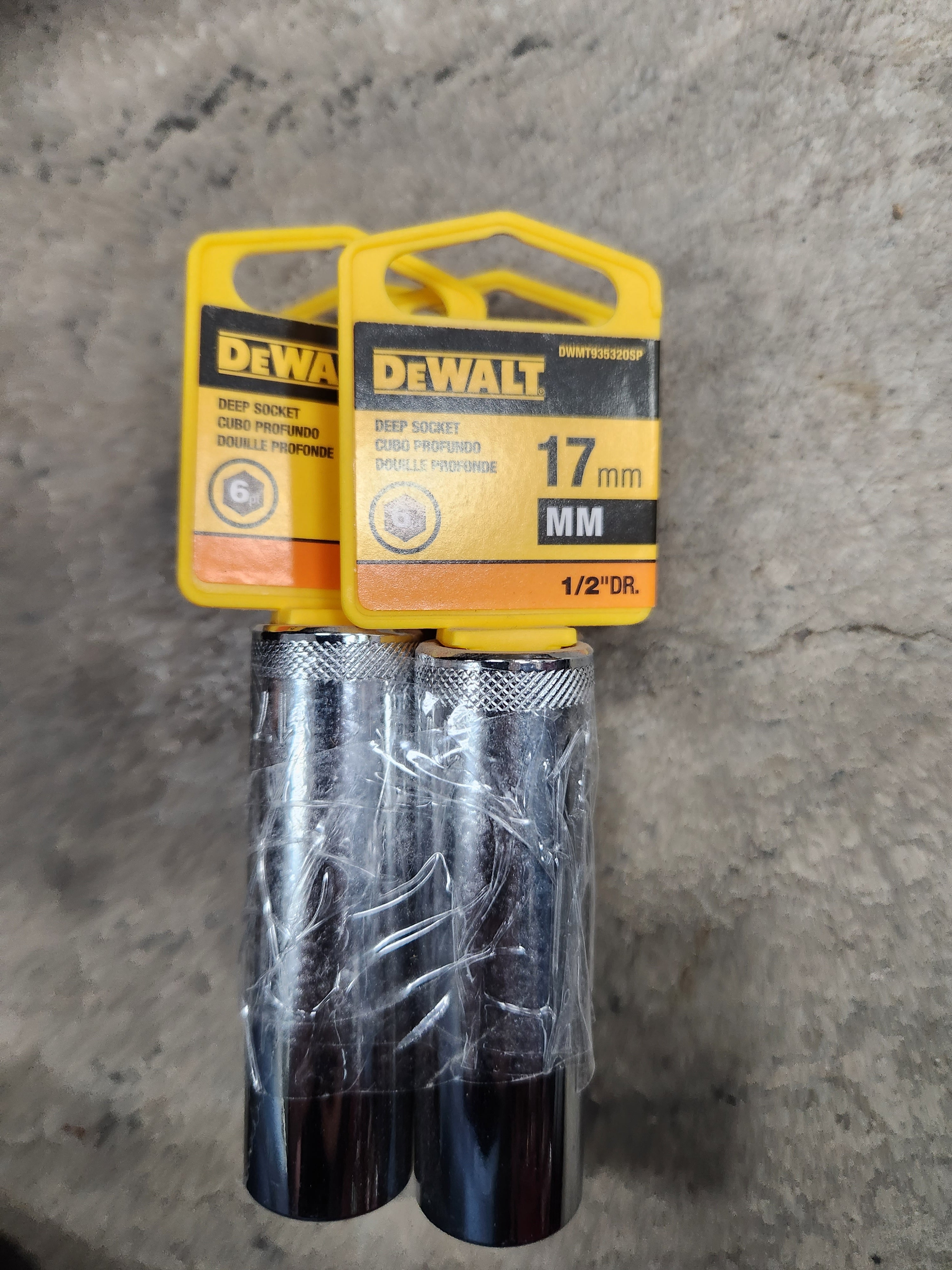 Dewalt Deep Sockets 6pt (Variety of sizes) (MM - Metric)