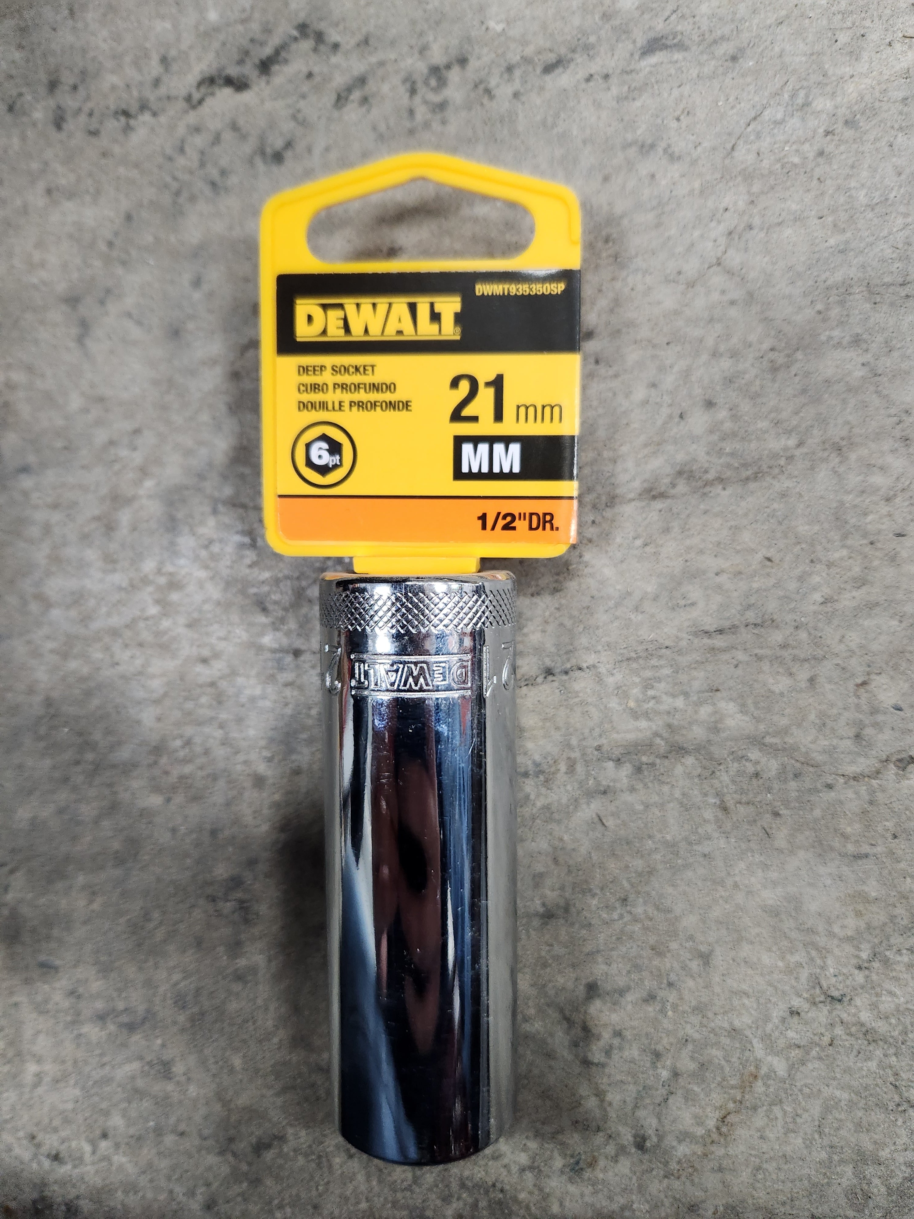 Dewalt Deep Sockets 6pt (Variety of sizes) (MM - Metric)